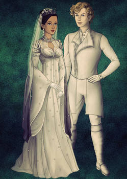 Capital Portrait Styled - Katniss and Peeta