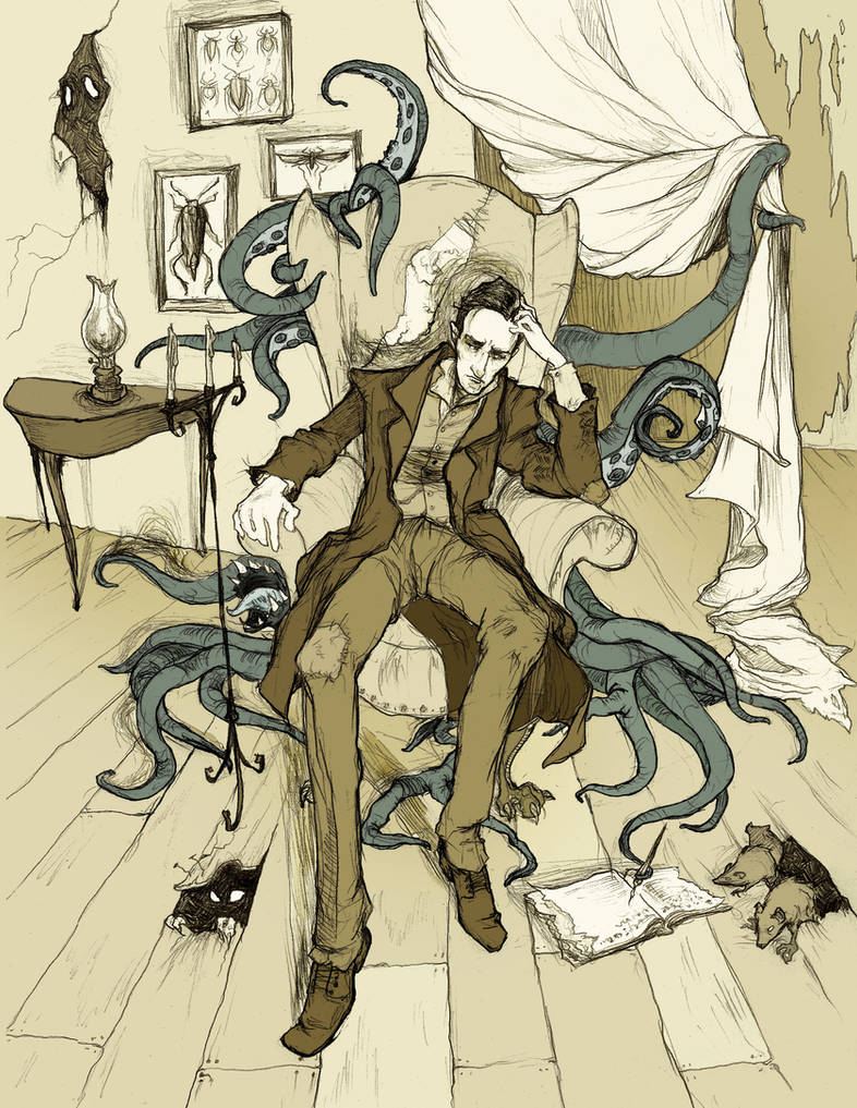 H.P. Lovecraft by AbigailLarson