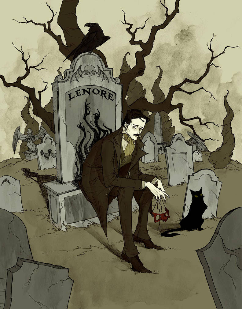 Edgar Allan Poe by AbigailLarson