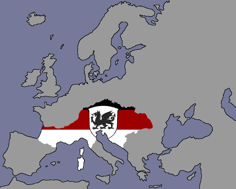 Carantanian Empire flag map