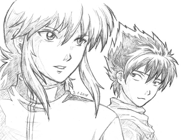 Yu Yu Hakusho - Kurama and Hiei