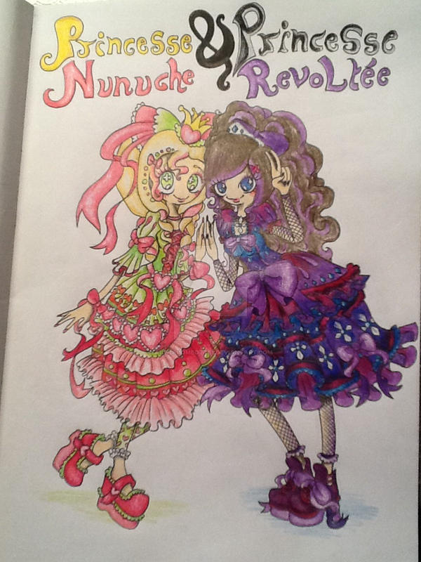 Two princesses by alpharomeotte1 on DeviantArt