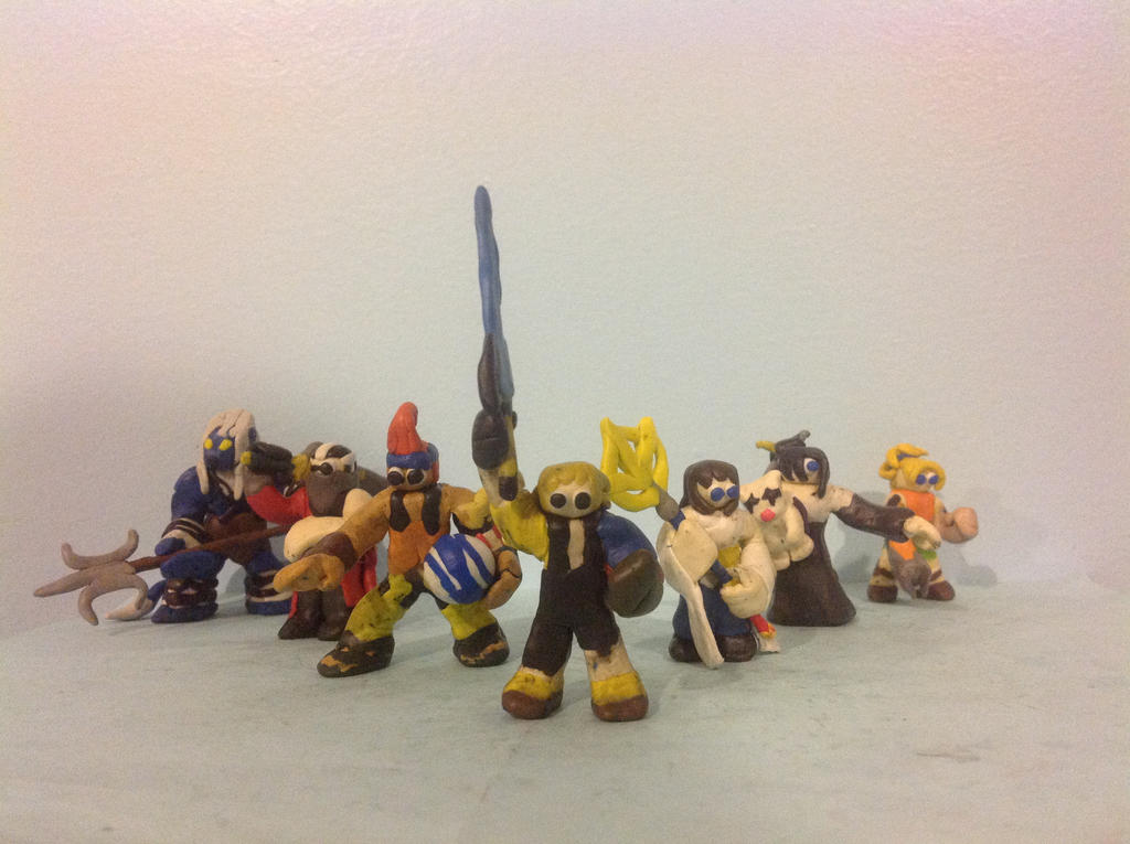 Final Fantasy X main charcaters by captainJthgamemaster on DeviantArt