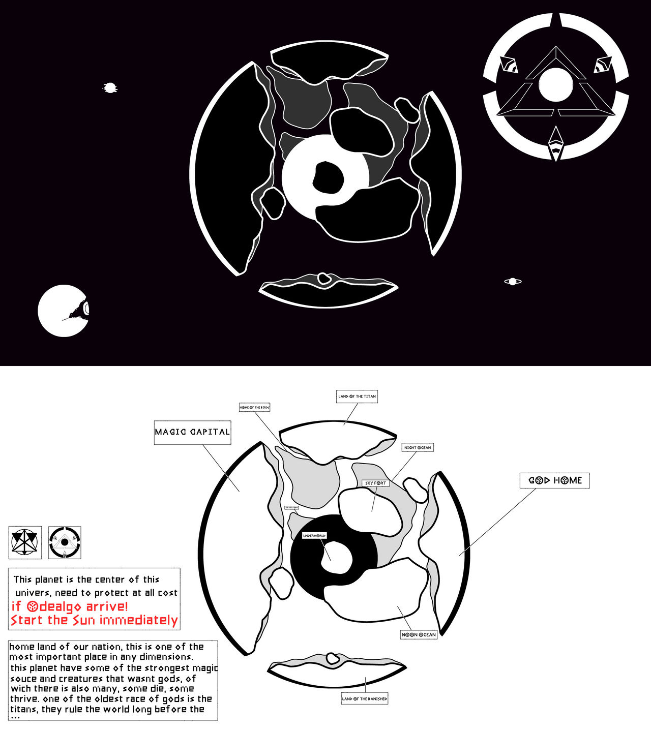 World Map by TheOmegaFish on DeviantArt