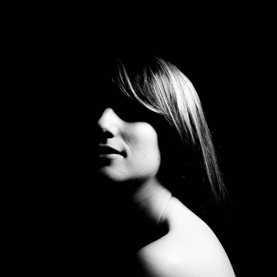 B w high contrast portrait by donnosch