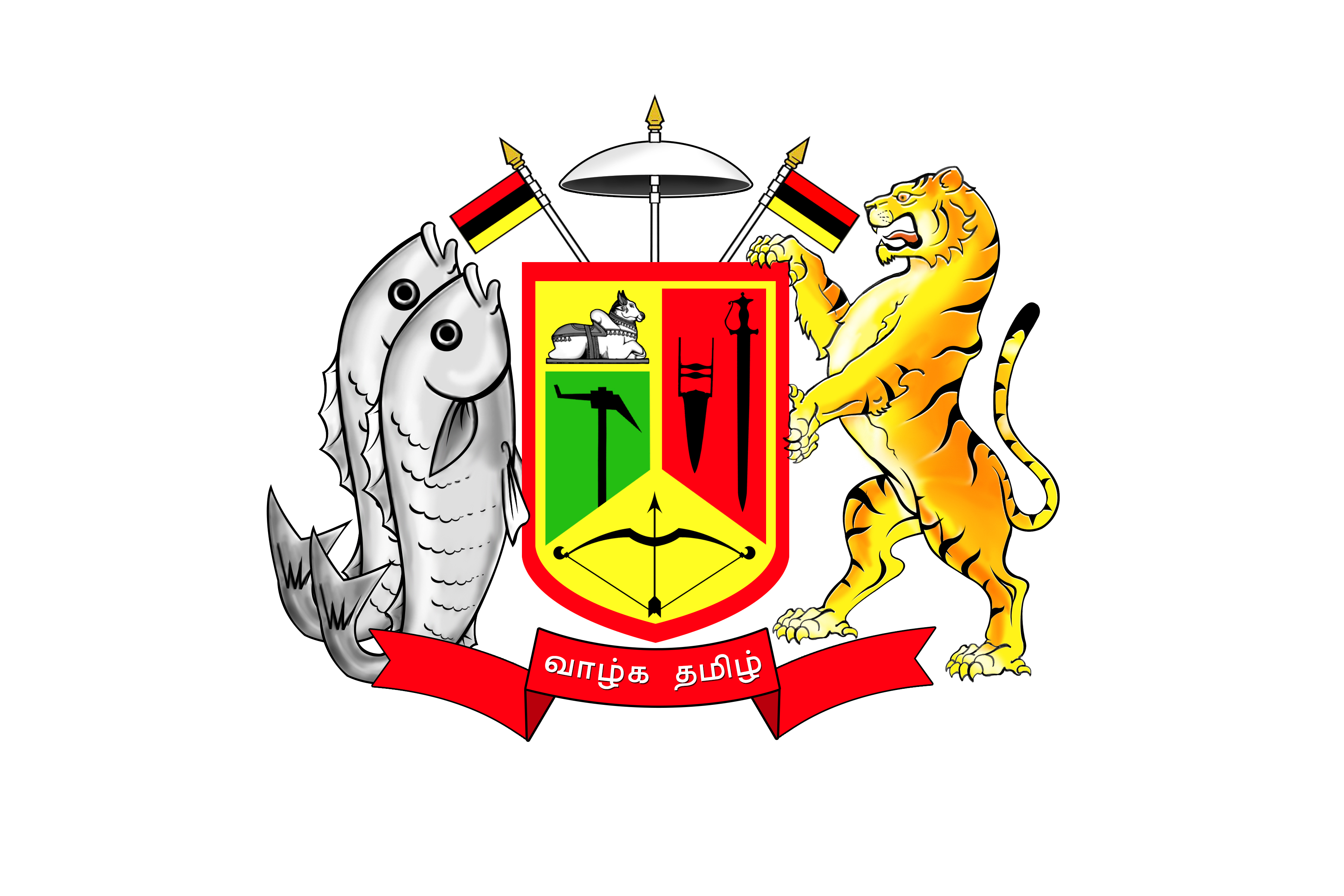 Tamil Nadu Emblem (unofficial) by Kiru-D-Kong on DeviantArt
