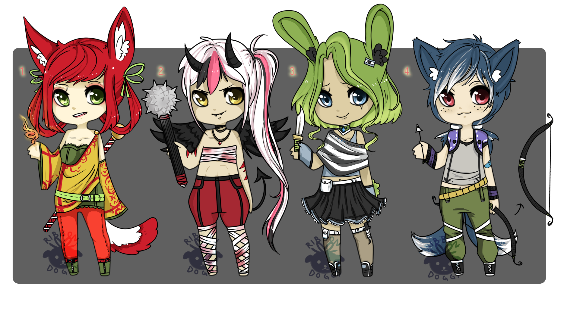 ribbon-Doggy collab - set price :: OPEN