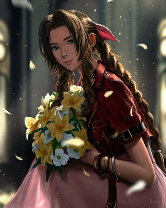 Aerith by hollizho on DeviantArt