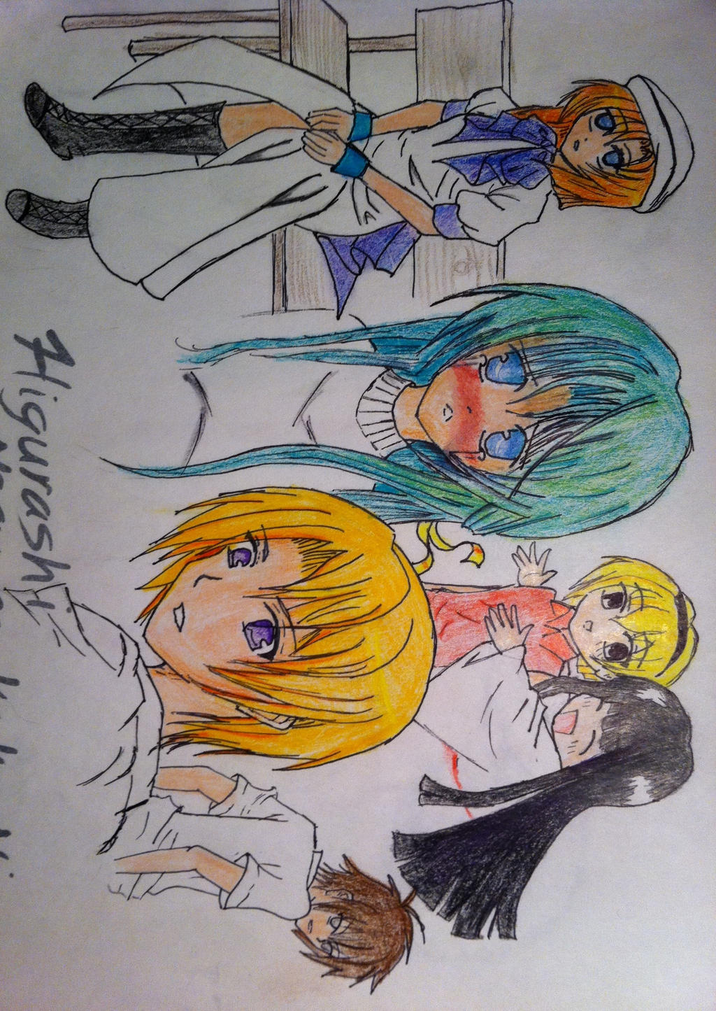 Higurashi Fanart by MayFaerie on DeviantArt