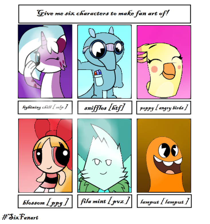SixFanart Challenge 1 by sunmint234 on DeviantArt SixFanart Challenge 1 by sunmint234 on DeviantArt