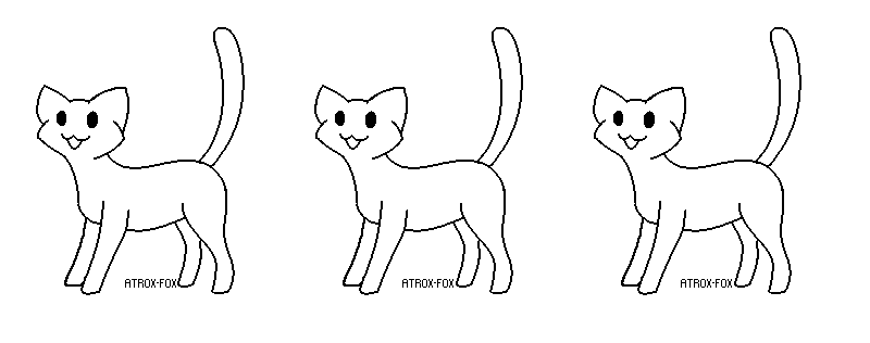 FREE Dumb Cats Lineart