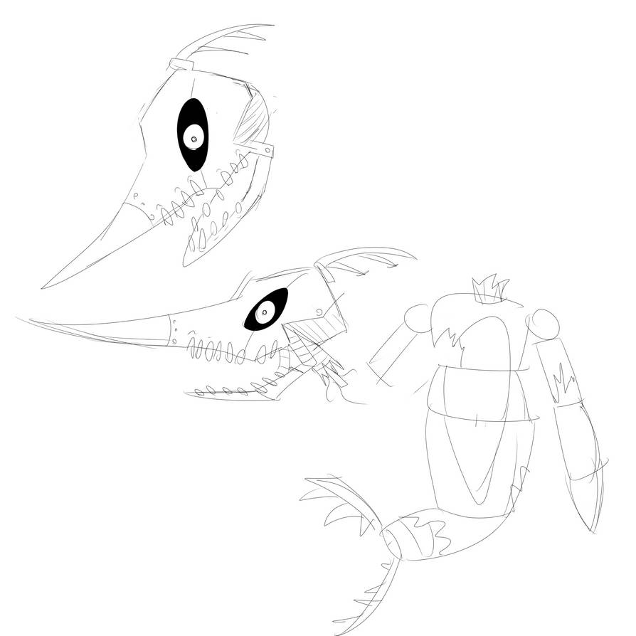 Knight fish the impaler by VelaTheCandle on DeviantArt