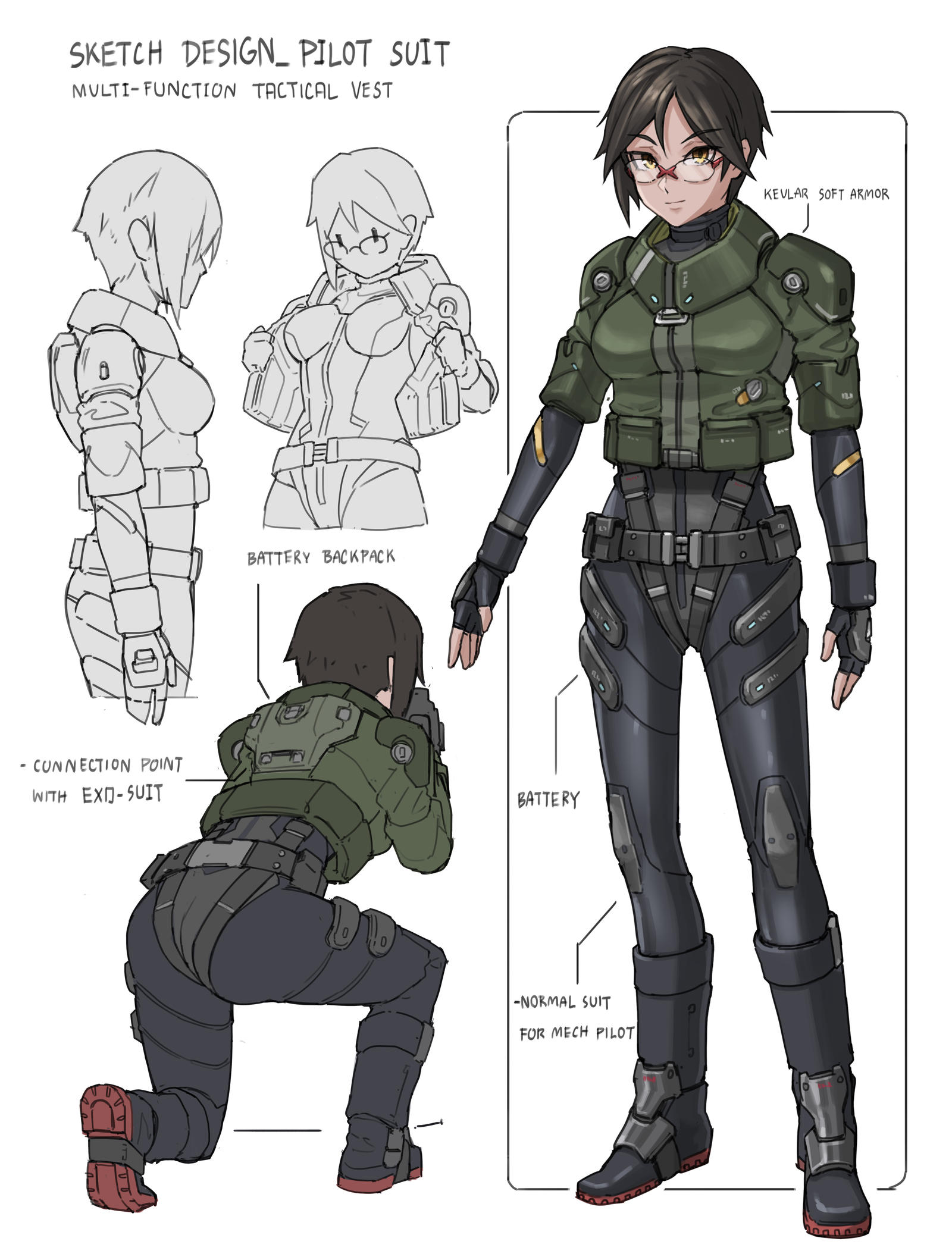 Pilot suit 01 by JIRAKUN on DeviantArt