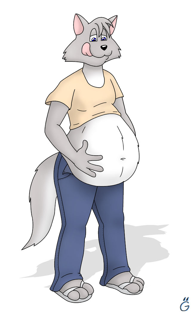 Stuffed wolf colour