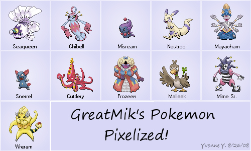 GreatMik's Fakemon Sprites