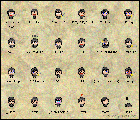 Chibi Xion Emoticons