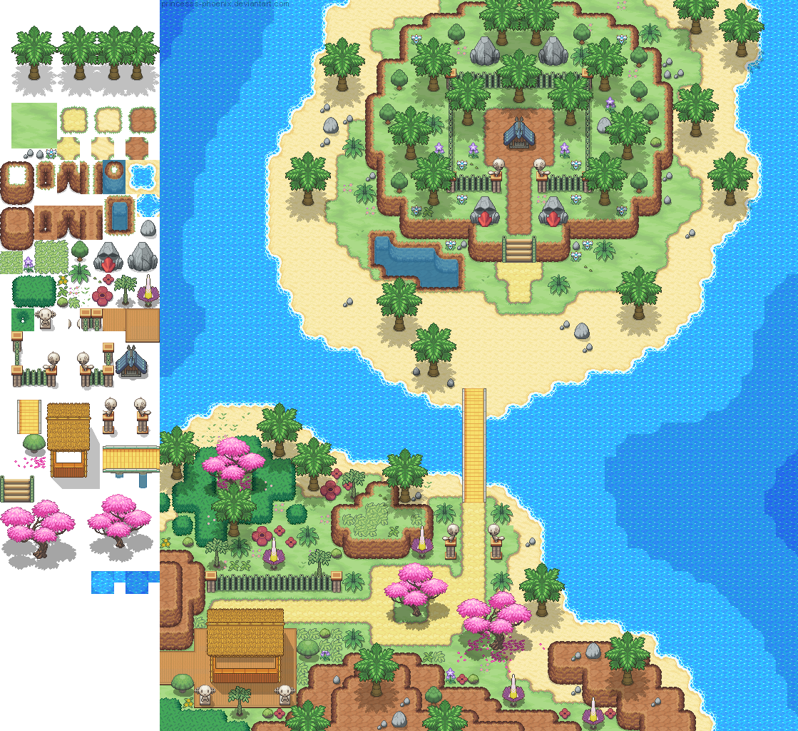 Mishmash of tropical tiles by princess-phoenix