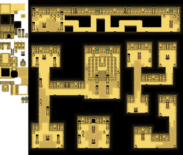 Desert interior tileset