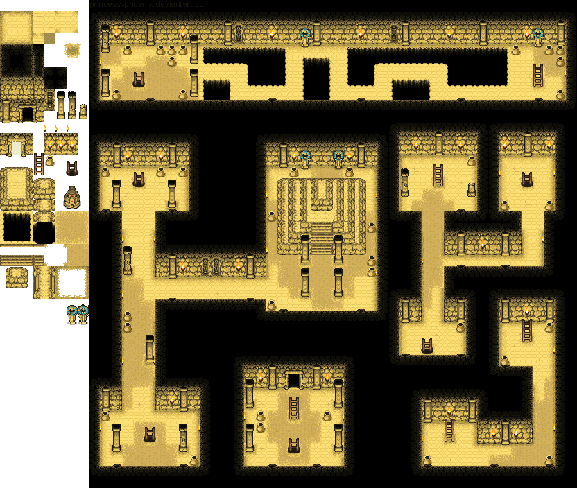 Desert interior tileset