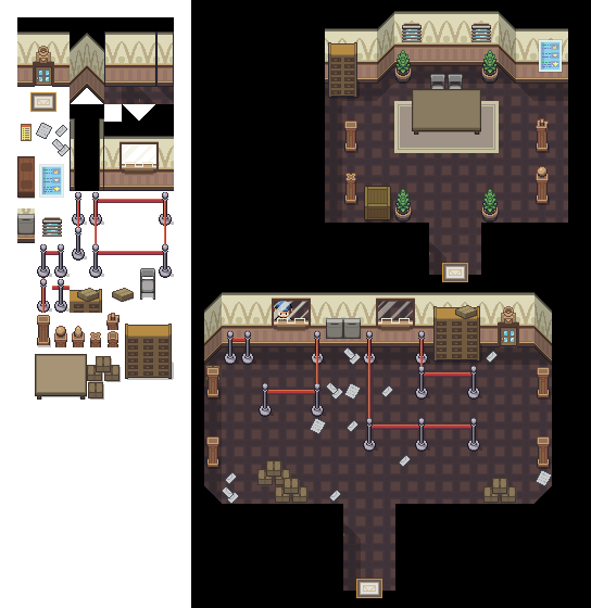 Post Office Interior Tileset by princess-phoenix