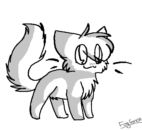 Free cat lineart. c: