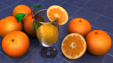 Oranges Subsurface Scattering