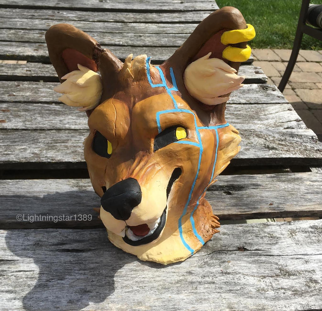 Dhole Clay Bust