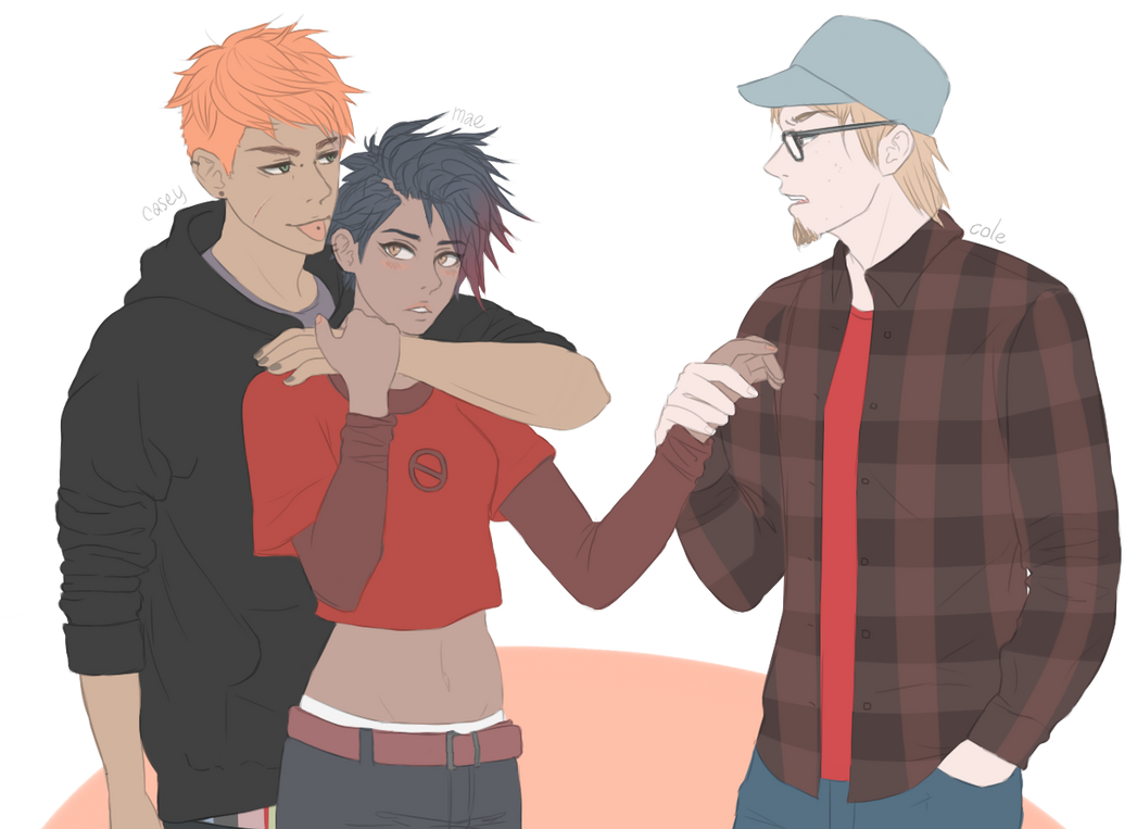 Night in the Woods - Casey x Mae by Sabinaa