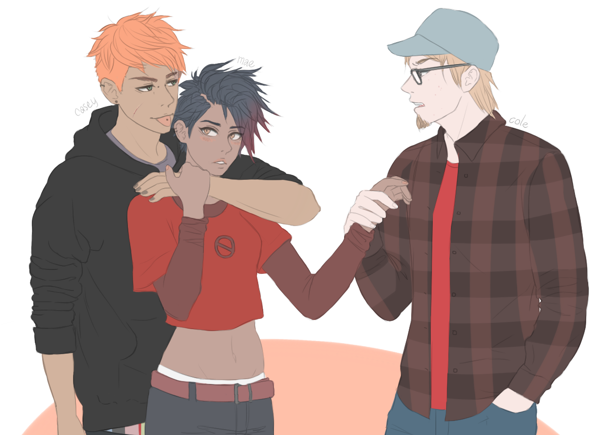 Night in the Woods - Casey x Mae by Sabinaa
