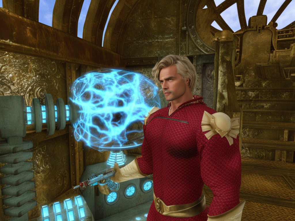 Flash Gordon inside his rocket ship by Blackpool-Studios on DeviantArt