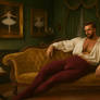 ESCHEWING HIS MACHO FAÇADE - American Manhood (Illustrated story)