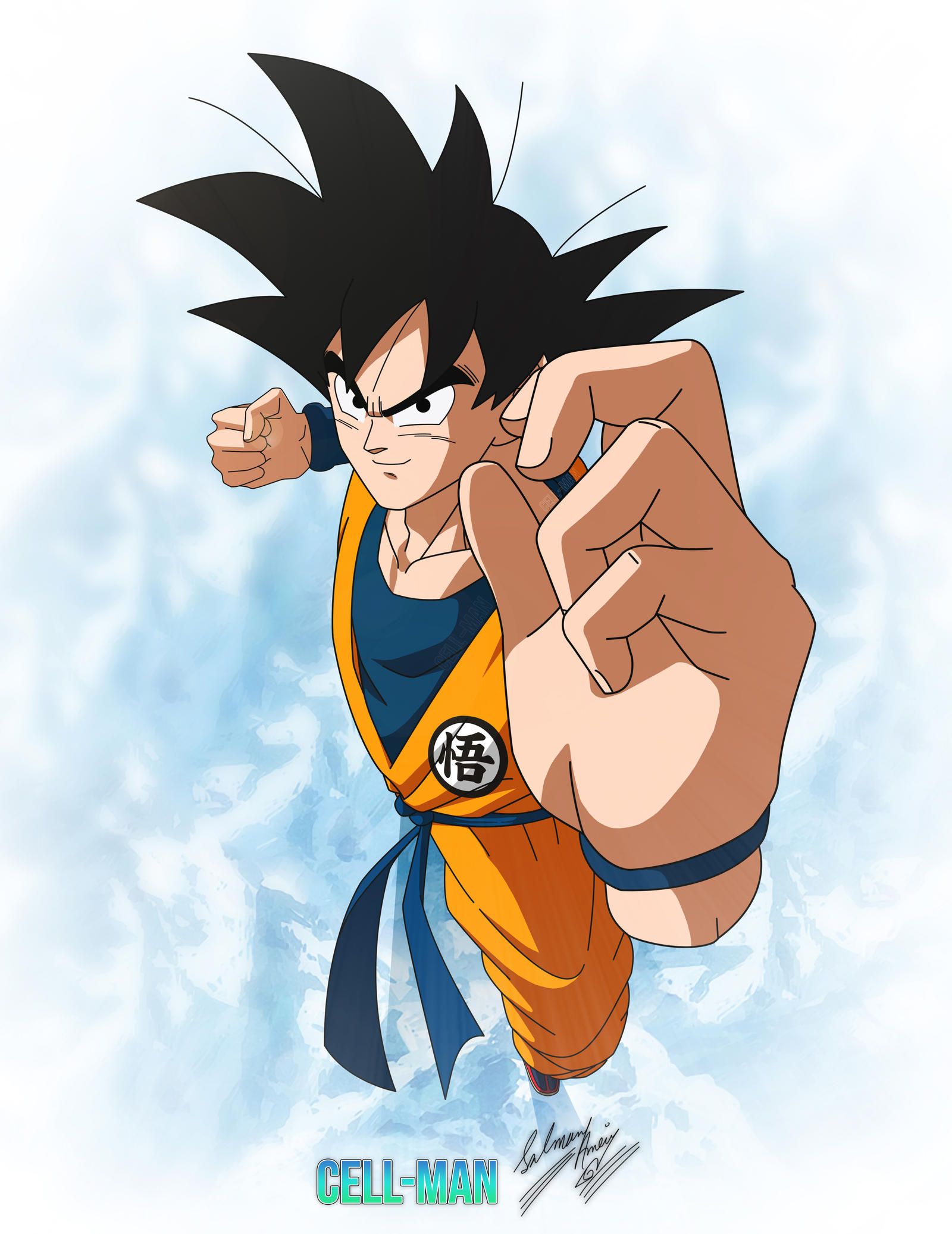 Goku: The Saiyan Warrior by CELL-MAN on DeviantArt
