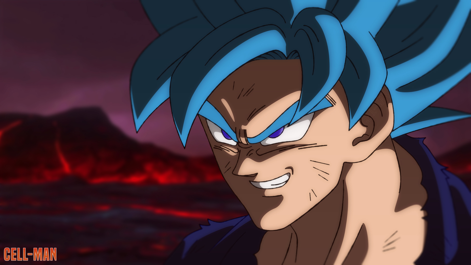 Goku: Super Saiyajin Blue by CELL-MAN on DeviantArt