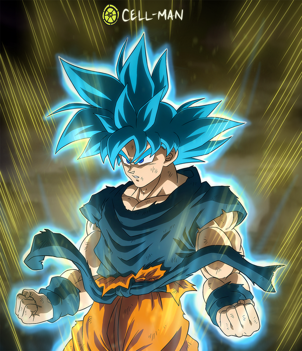 Goku Base to Blue by CELLMAN on DeviantArt