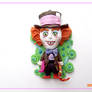 Mad Hatter clay Charms