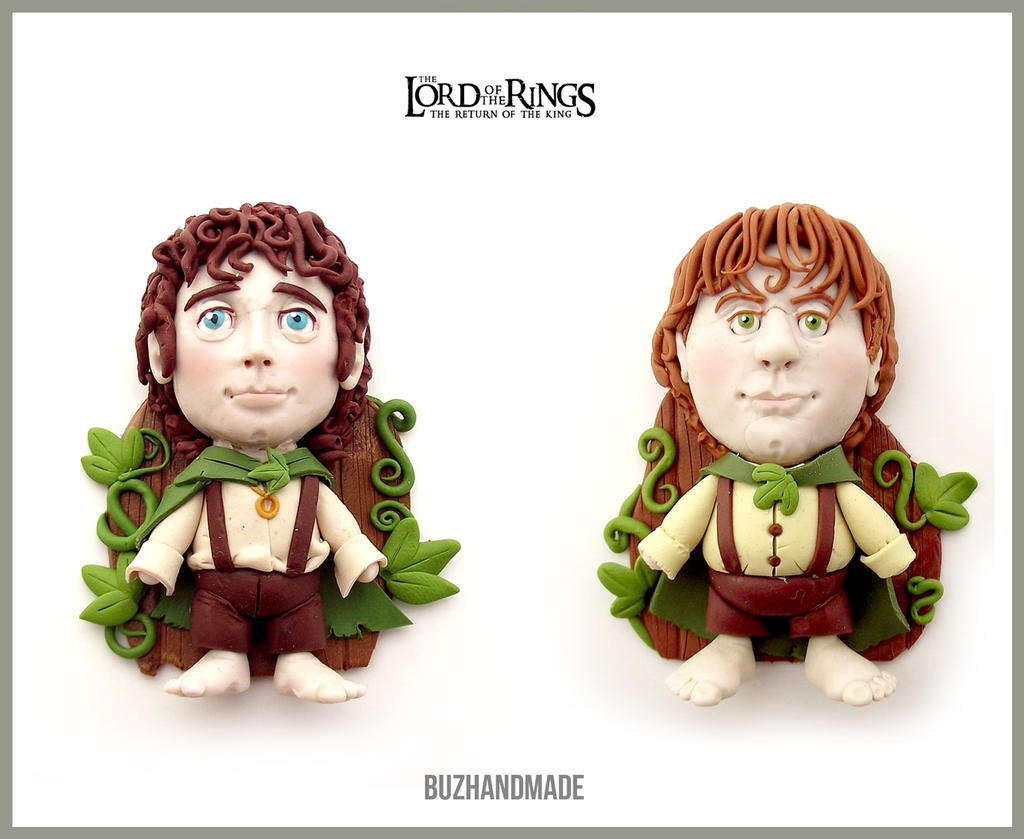 Lord of the rings charm set - Frodo and Sam