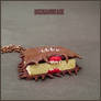 Monster Book of Monster Hogwarts Necklace