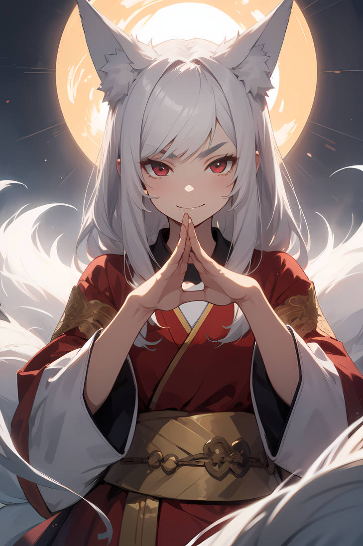 Demon Fox Roses Nine-tailed demon fox (3) by sabagaumasugiru on DeviantArt