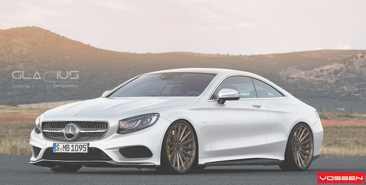 Merc Render Coupe Vossen white