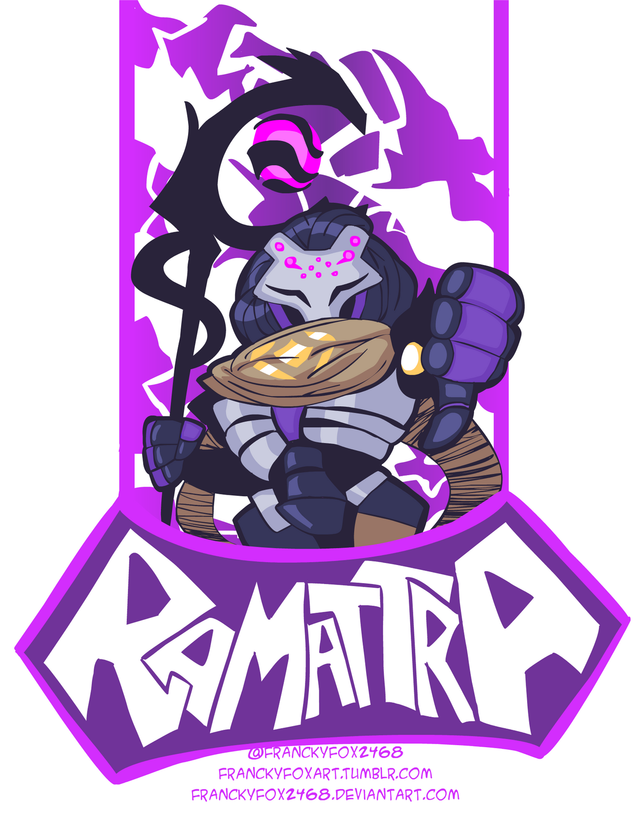 Overwatch Rammatra Sticker (OW Fanart) Ramattra by FranckyFox2468 on DeviantArt