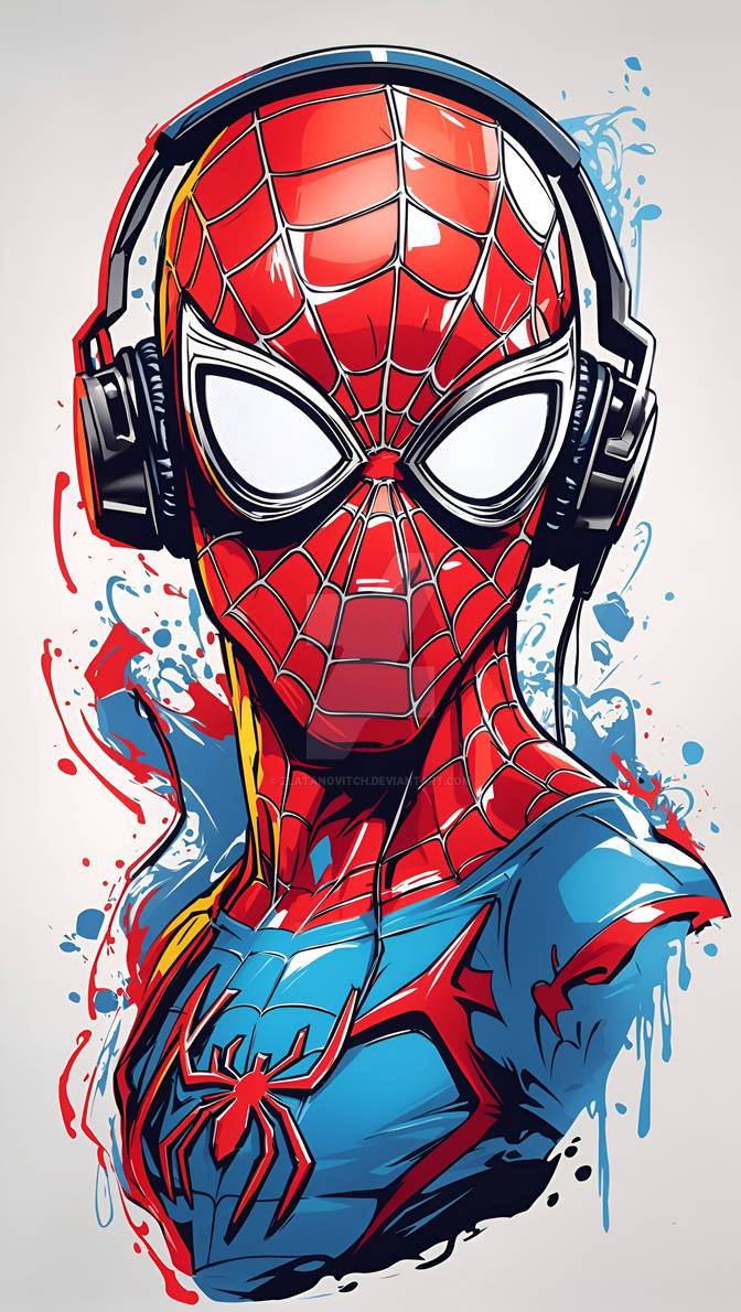 Spider In Headset Spiderman headset by Zlatanovitch on DeviantArt