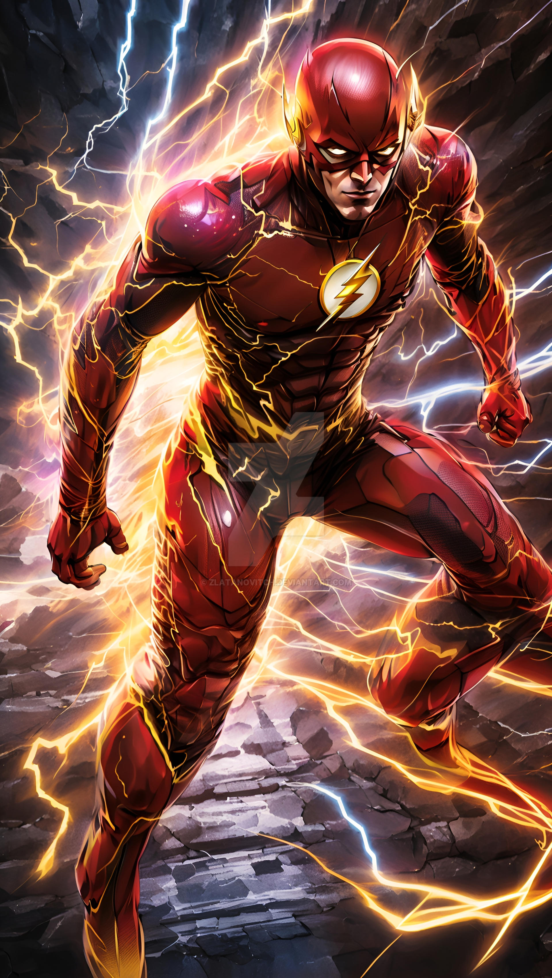 Flashforwded Flash Portrait by Zlatanovitch on DeviantArt