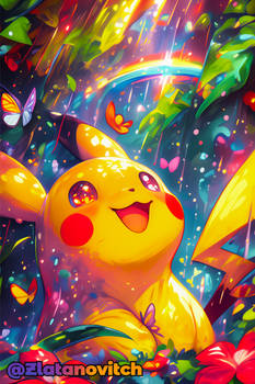 Ethereal Glow: Pikachu's Radiance