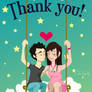 Thank You card design