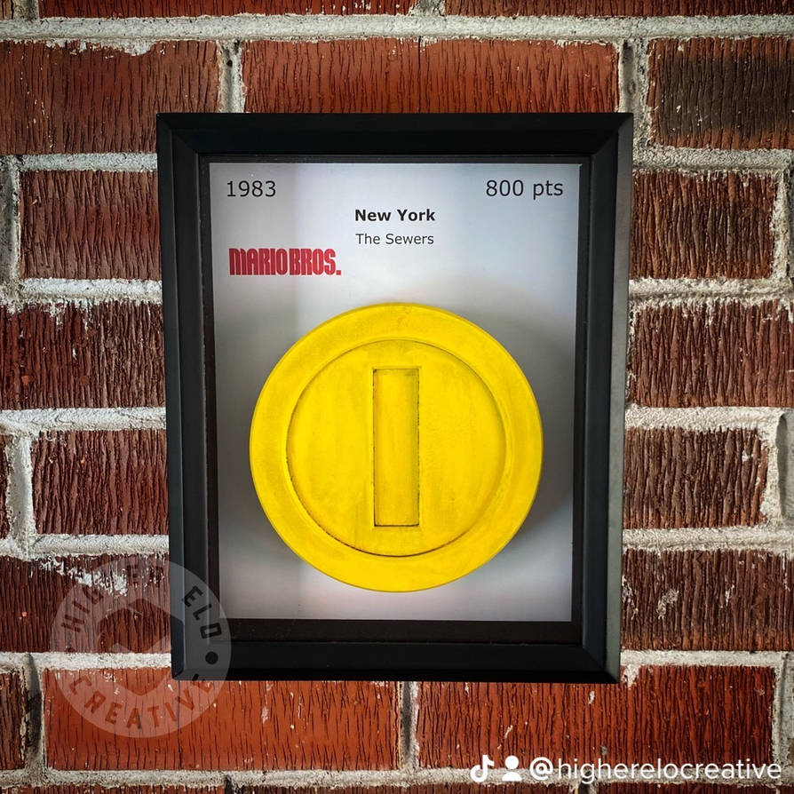 Coin Mario Deviantart OG Mario Bros coin by HigherEloCreative on DeviantArt