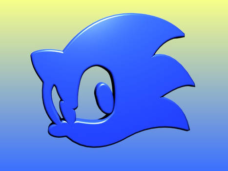 3D Sonic logo