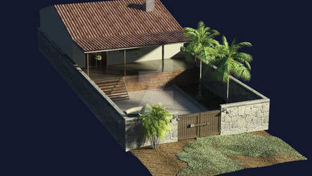 House 3D render