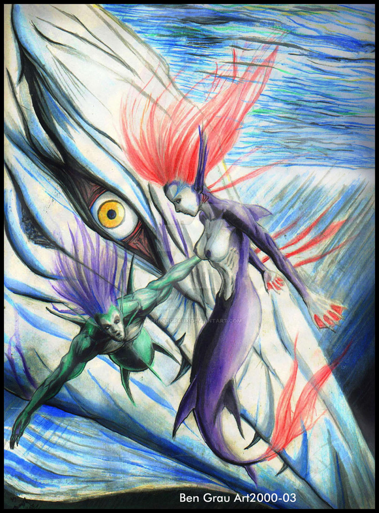 merfolk by xBennyRGraux on DeviantArt