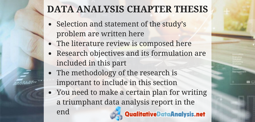 data analysis chapter in dissertation