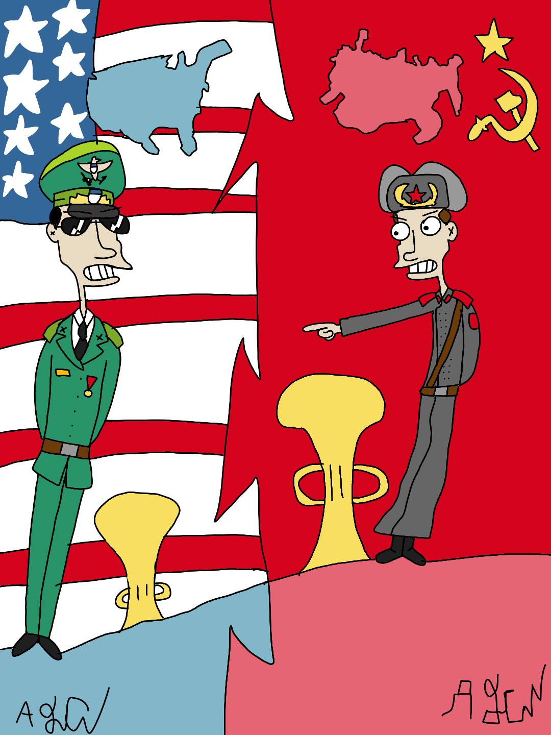 Deviantart Cold War Map cold war by cobra1commander on DeviantArt